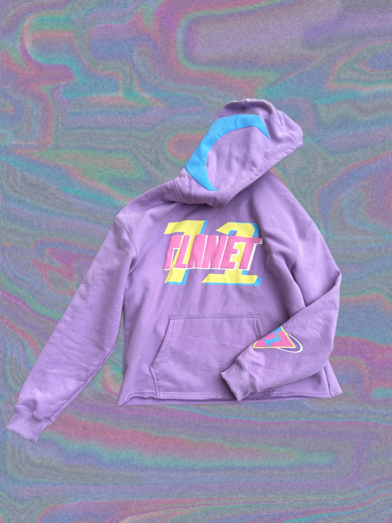 Planet71 Puff Print Hoodie - Cotton Candy (PRE-ORDER)